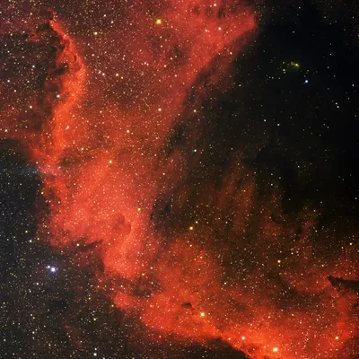 A red nebula